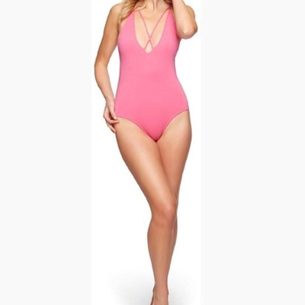 Sam Edelman Strappy Pink Bodysuit